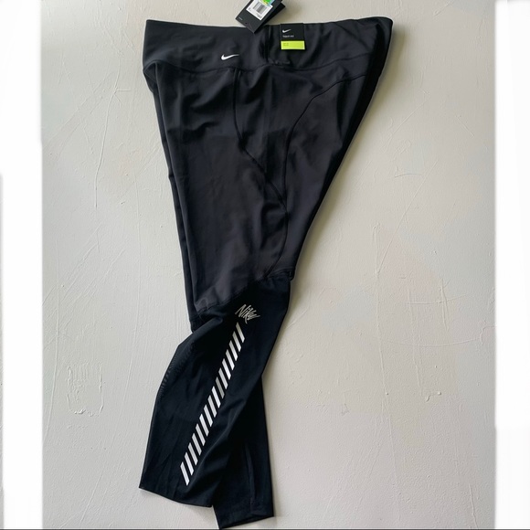 Nike PLUS Training Tights FIT MESH LEGGING LOGO - Picture 4 of 12